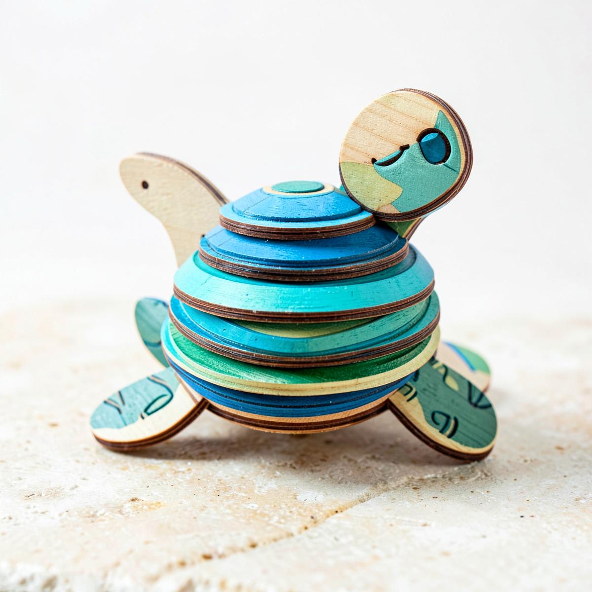 Producto terminado · Tortuga 3D · Ocean